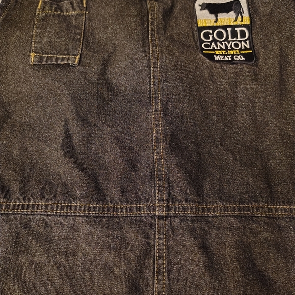 Chef Works Black Denim Unisex Apron - Picture 9 of 9